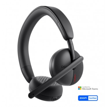 Слушалки Dell Wireless Headset WL3024 + Dell Wireless Headset Ear Cushions - HE424