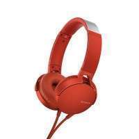 Слушалки Sony Headset MDR-550AP, Red