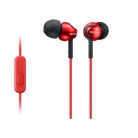 Слушалки Sony Headset MDR-EX110AP red, Red