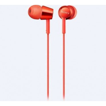 Слушалки Sony Headset MDR-EX155AP, Red