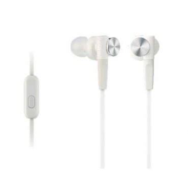 Слушалки Sony Headset MDR-XB50AP white, White