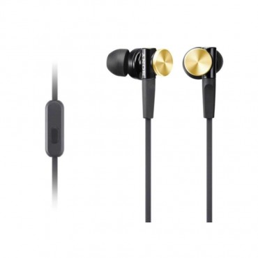 Слушалки Sony Headset MDR-XB70AP gold, Black+Gold