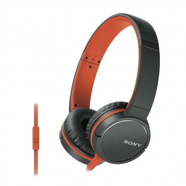 Слушалки Sony Headset MDR-ZX660AP orange, Black/Orange