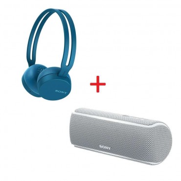 Слушалки Sony Headset WH-CH400, Blue