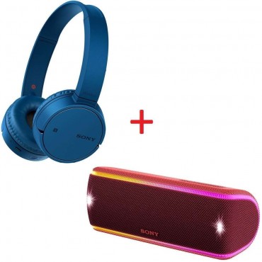 Слушалки Sony Headset WH-CH500, Blue