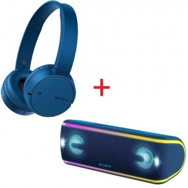 Слушалки Sony Headset WH-CH500, Blue