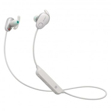 Слушалки Sony Headset WI-SP600N with Bluethooth and NFC, White