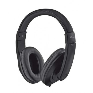 Слушалки TRUST Eno Headphone - black, Black