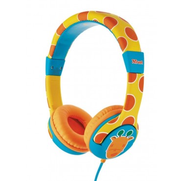Слушалки TRUST Spila Kids Headphone - giraffe, Colour