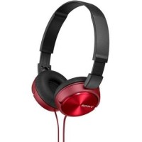 Слушалки Sony Headset MDR-ZX310 red