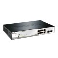 Суич D-Link 10-port 10/100/1000 Gigabit PoE Smart Switch including 2 SFP