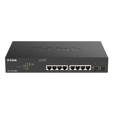 Суич D-Link 10-Port PoE+ Gigabit Smart Managed Switch