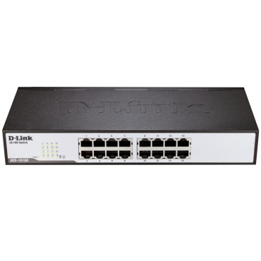 Суич D-Link 16-Port 10/100Mbps Fast Ethernet Unmanaged Switch