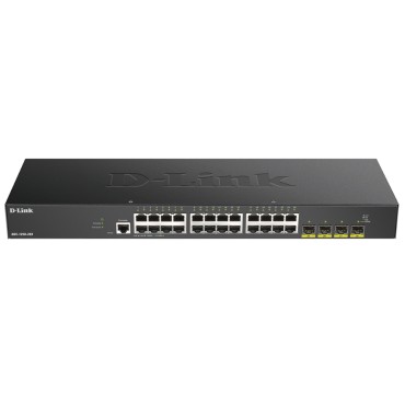 Суич D-Link 24-port Gigabit Smart Managed Switch with 4x 10G SFP+ ports