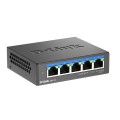 Суич D-Link 5-Port Multi-Gigabit Unmanaged Switch