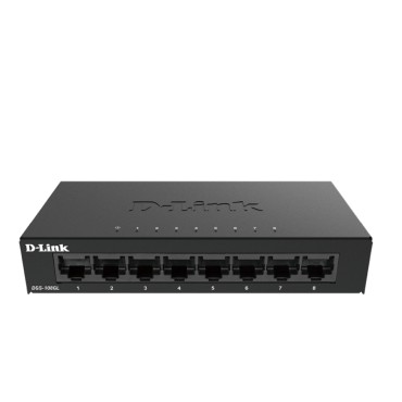 Суич D-Link 8-Port Gigabit Ethernet Metal Housing Unmanaged Switch