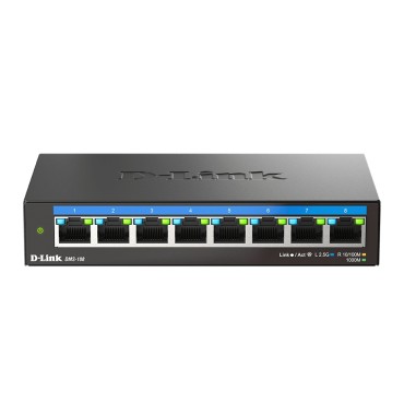 Суич D-Link 8-Port Multi-Gigabit Unmanaged Switch Суич D-Link 8-Port Multi-Gigabit Unmanaged Switch