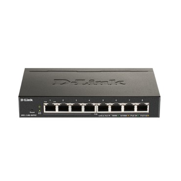 Суич D-Link 8-Port PoE Gigabit Smart Switch