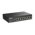 Суич D-Link 8 ports 2.5G/MultiGig PoE Unmanaged Switch