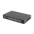 Суич Lanberg Switch 24 x 100MB POE+/2 x Combo Rack 19