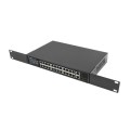 Суич Lanberg switch 24x 100mb poe+/2x combo rack 19