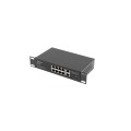 Суич Lanberg switch 8x 100mb poe+/2x 1GB unmanaged rack 10