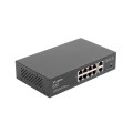 Суич Lanberg switch 8x 100mb poe+/2x 1GB unmanaged rack 10