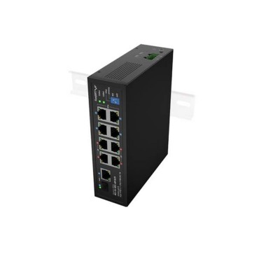 Суич Lanberg Switch ILFE-8P-1Ge-1S-120 POE 4 x BT 4 x AT SFP/ETH DIN Unmanagment Fast Ethernet