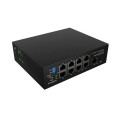 Суич Lanberg Switch ILFE-8P-1Ge-1S-120 POE 4 x BT 4 x AT SFP/ETH DIN Unmanagment Fast Ethernet