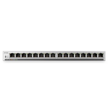 Суич ZyXEL GS1100-16ES  Slimline Unmanaged + 16 port Gigabit - Unmanaged + Switch