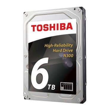 Toshiba N300 NAS - High-Reliability Hard Drive 6TB BULK