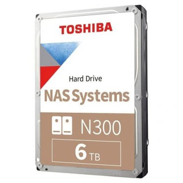 Toshiba N300 NAS - High-Reliability Hard Drive 6TB BULK