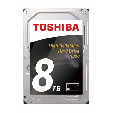 Toshiba N300 NAS - High-Reliability Hard Drive 8TB