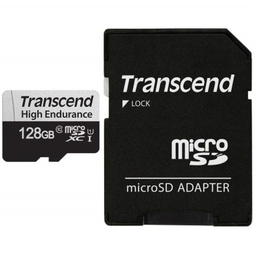 Флаш памети Transcend 128GB micro SD w/ adapter U1 Флаш памети Transcend 128GB micro SD w/ adapter U1