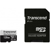 Флаш памети Transcend 128GB micro SD w/ adapter UHS-I U3 A2 Ultra Performance