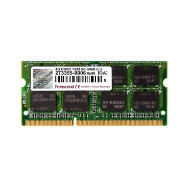 Transcend 4GB 204pin SODIMM DDR3 PC1333 CL9