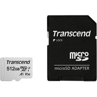 Флаш памети Transcend 512GB microSD w/ adapter UHS-I U3 A1