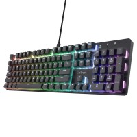 Геймърска клавиатура TRUST GXT 871 Zora Mechanical Gaming Keyboard - Black US