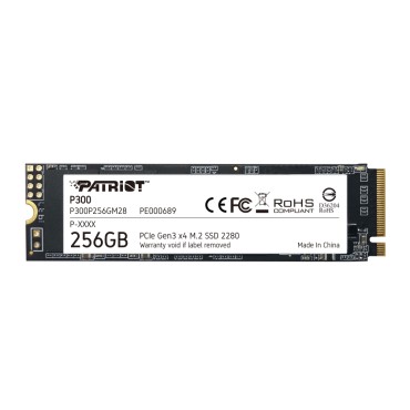 Твърд диск за лаптоп Patriot P300 256GB M.2 2280 PCIE