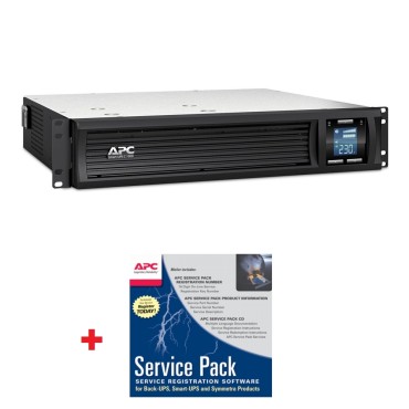 UPS APC Smart-UPS 1500VA LCD RM 2U 230V with SmartConnect + APC Service Pack 3 Year Warranty Extension (for new product purchases)
