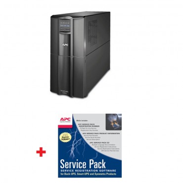 UPS APC Smart-UPS 2200VA LCD 230V with SmartConnect + APC Service Pack 3 Year Warranty Extension (for new product purchases)