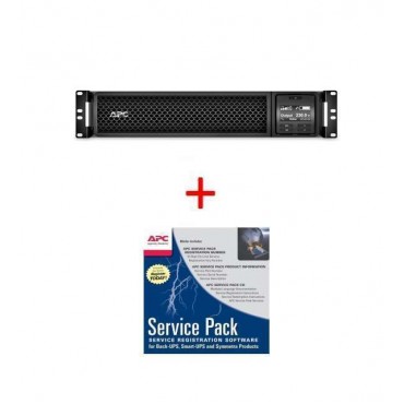 UPS APC Smart-UPS SRT 3000VA RM 230V Network Card + APC Service Pack 3 Year Warranty Extension (for new product purchases)