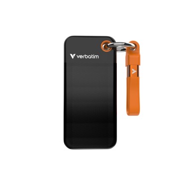 Външен SSD Verbatim Pocket SSD USB 3.2 Gen 2 512GB Black/Orange