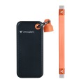Външен SSD Verbatim Pocket SSD USB 3.2 Gen 2 512GB Black/Orange