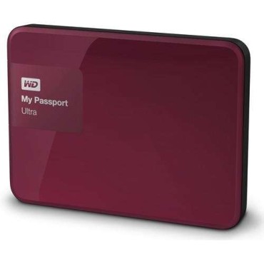 Външни твърди дискове Western Digital My Passport Ultra 2, Red