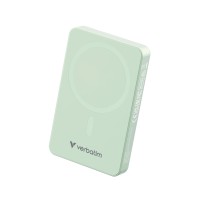Оптично устройство за лаптоп Verbatim Charge 'n' Go Essentials Power Bank Magnetic Wireless 10000mAh Green