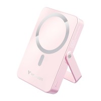 Оптично устройство за лаптоп Verbatim Charge 'n' Go Power Bank with Stand Magnetic Wireless 10000mAh Pink