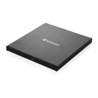 Оптично устройство за лаптоп Verbatim External Slimline CD/DVD Writer USB 3.2 Gen 1/USB-C
