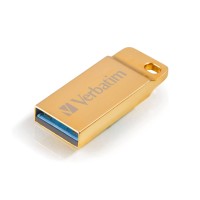 Флаш памет Verbatim Metal Executive 64GB USB 3.0 Gold