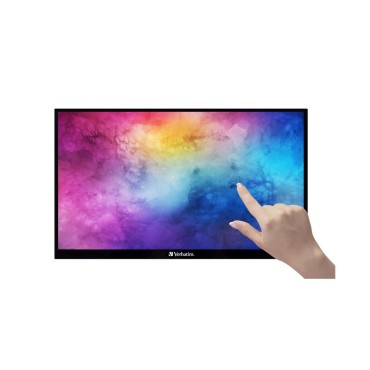 Преносим тъчскрийн монитор Verbatim PMT-15 15.6" FHD 1080p, метален, черен Преносим тъчскрийн монитор Verbatim PMT-15 15.6" FHD 1080p, метален, черен